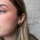 Curl Hoop Earrings - Gold
