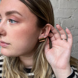 Curl Hoop Earrings - Gold
