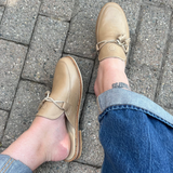 Women's Louise Tassel Mule - Latte