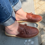 Women's Louise Tassel Mule - Chestnut