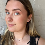 Moonstone Gemstone Studs - Silver