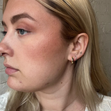 Oval Polished Hoops 11mm - Gold