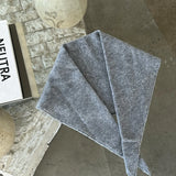 Cashmere Bandana - Heather Grey