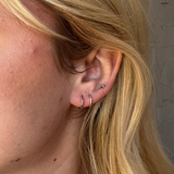 Mini Brooklyn Hoops - Silver