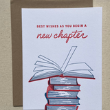 Stack Of Books Congrats Card