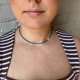 Khadi Necklace - Deep Blue