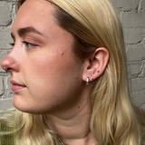 Aurum Hoops - Silver