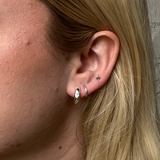 Aurum Hoops - Silver