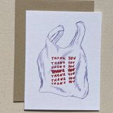 Shopping Bag Thank You Card