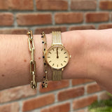 Beverly Mesh Watch - Gold/ Gold