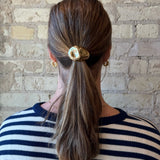 Large Pebble Hair Tie - Gold