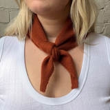 Triangle Scarf - Brick