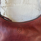 Leather Crescent Bag - Brandy
