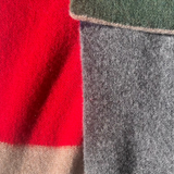 Rona Brushed Scarf - Red Combo