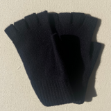 Iona Fingerless Gloves - Navy