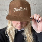 Tan Corduroy Holland Hat