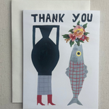 Vases Thank You Card