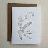 Sympathy Tulip Card