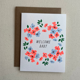 Welcome Baby Wreath Card