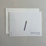 Colorful Candles Birthday Card