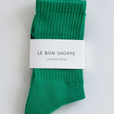 Hugger Socks - Kelly / Black