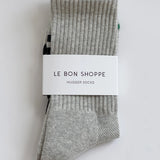 Hugger Socks - Ht Grey / Black