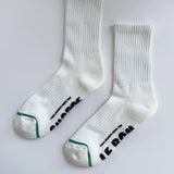 Hugger Socks - White / Black