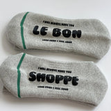 Hugger Socks - Ht Grey / Black