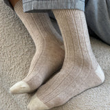 Classic Cashmere Socks - Fawn