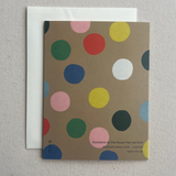 Rainbow Dots Birthday Card