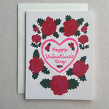Rosy Heart Card