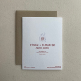 Shopping Bag Thank You Card