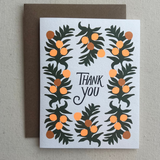 Thank You Oranges Card