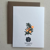 Thank You Oranges Card