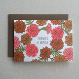 Thank You Card - Marigolds