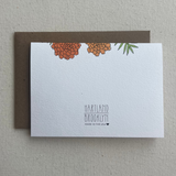 Thank You Card - Marigolds