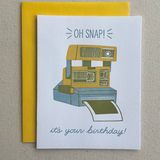 Camera Birthday Card