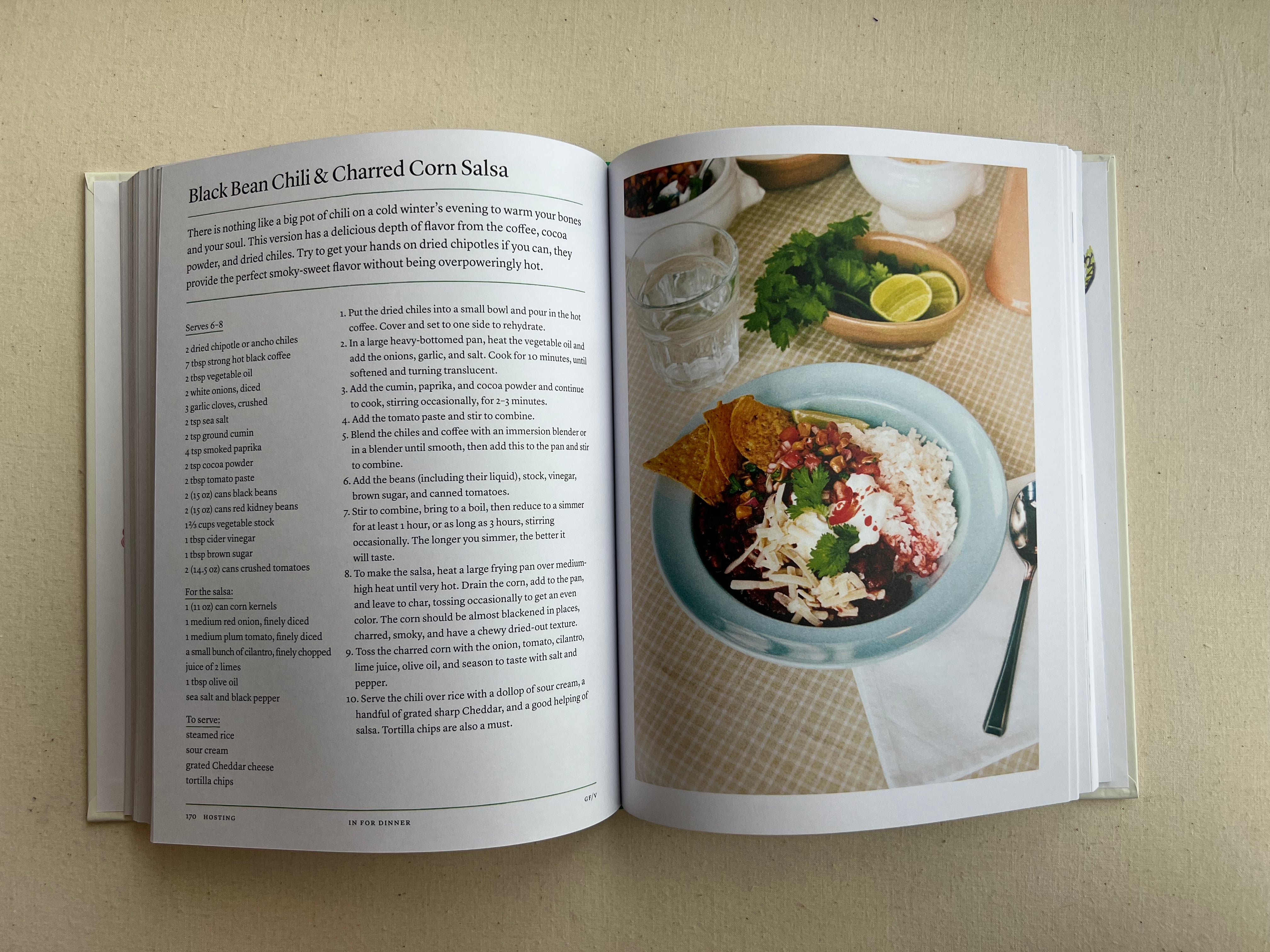 In For Dinner Cookbook