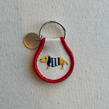 Patch Keychain - Sweater Dog