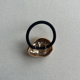 Large Pebble Hair Tie - Gold