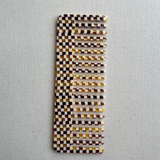 No. 2 Hair Comb - Tortoise Checker