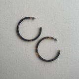 Large Hoops - Classic Tortoise