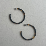 Large Hoops - Classic Tortoise