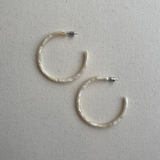 Large Hoops - Ivory