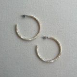 Large Hoops - Ivory
