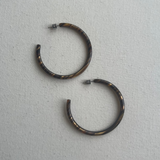 Large Hoops - Tigers Eye