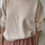 Milo Cotton Sweater - Naturel