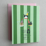 Clowny Cat Card