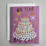 Gigantic Birthday Cake Card
