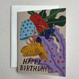 Jurassic Birthday Card